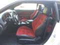Black/Ruby Red 2018 Dodge Challenger 392 HEMI Scat Pack Shaker Interior Color