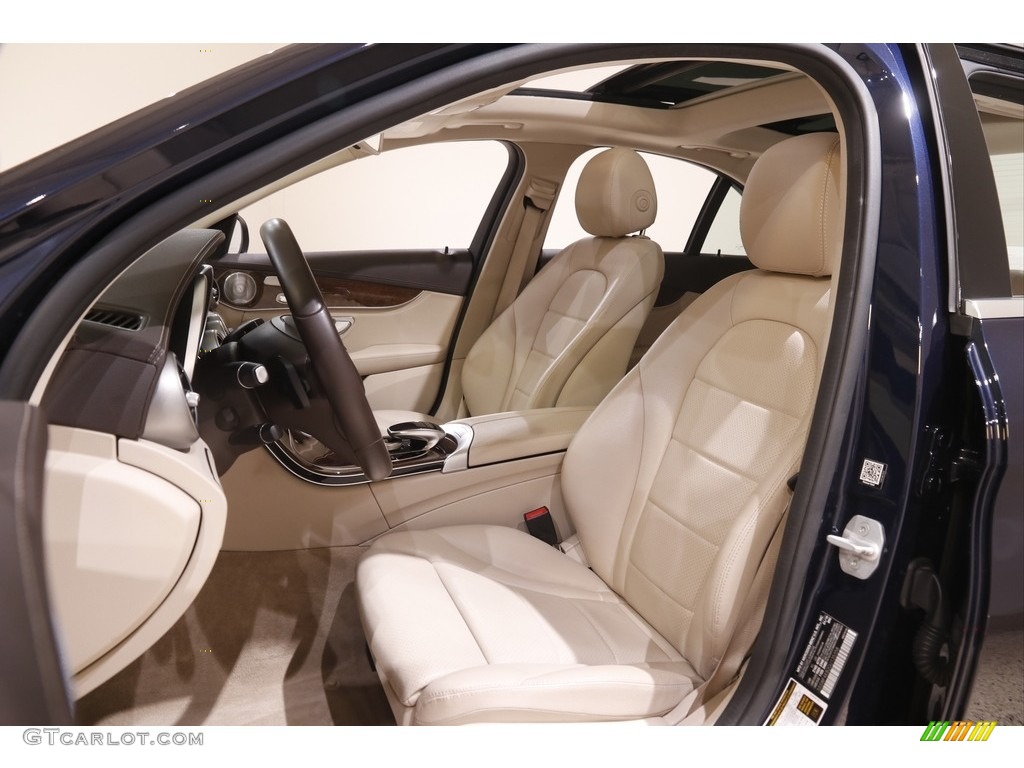 2016 C 300 4Matic Sedan - Lunar Blue Metallic / Silk Beige/Black photo #5