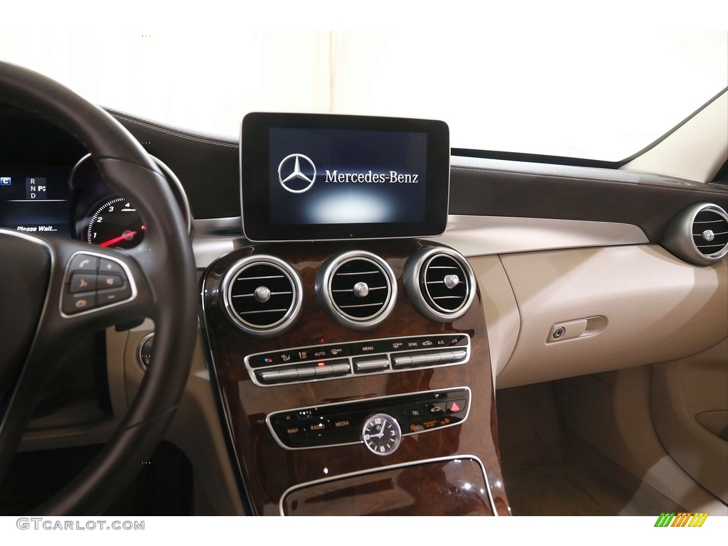 2016 C 300 4Matic Sedan - Lunar Blue Metallic / Silk Beige/Black photo #9