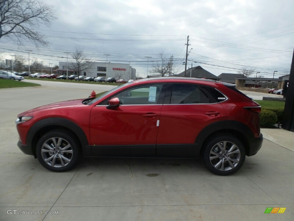 Soul Red Crystal Metallic 2022 Mazda CX-30 S Premium AWD Exterior Photo #144115603