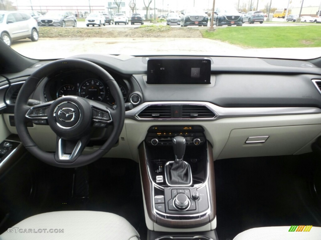 2022 Mazda CX-9 Signature AWD Parchment Dashboard Photo #144115705