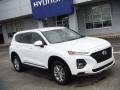 Quartz White 2020 Hyundai Santa Fe SE AWD