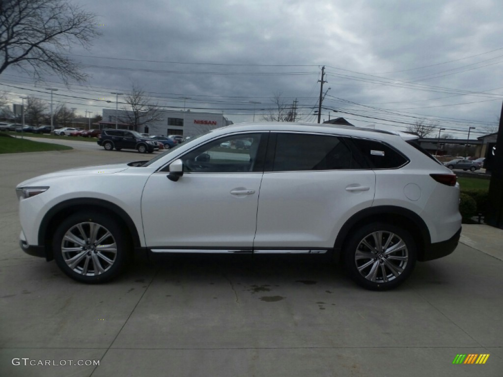 Snowflake White Pearl Mica 2022 Mazda CX-9 Signature AWD Exterior Photo #144115765