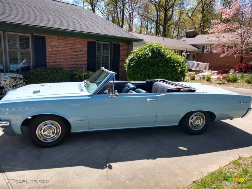 Skyline Blue 1964 Pontiac GTO Convertible Exterior Photo #144115858