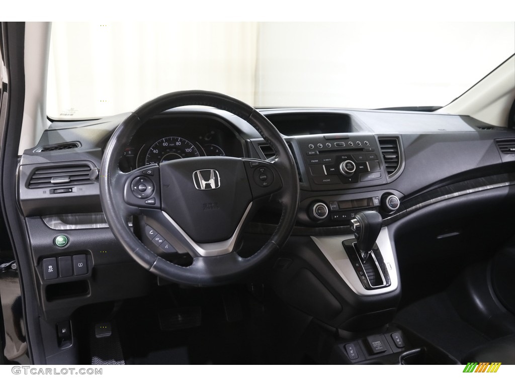 2014 CR-V EX-L AWD - Crystal Black Pearl / Black photo #6