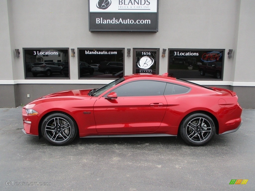 2020 Mustang GT Fastback - Rapid Red / Ebony photo #1