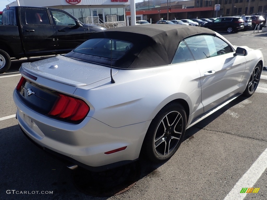 2018 Mustang EcoBoost Premium Convertible - Ingot Silver / Tan photo #2
