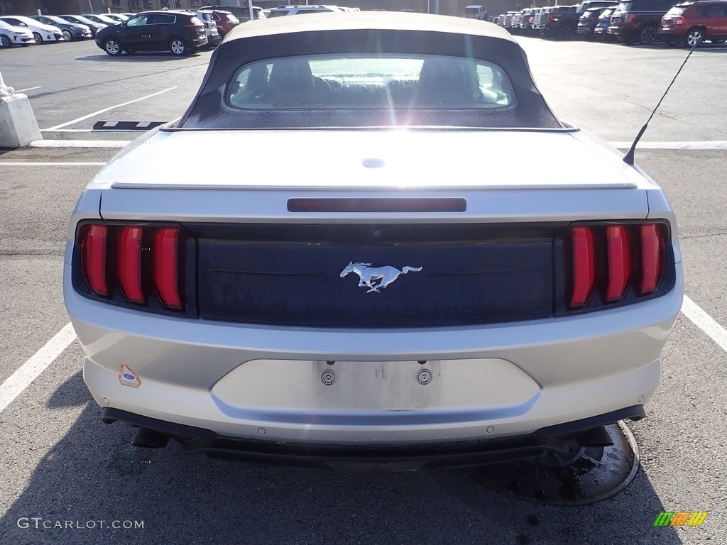 2018 Mustang EcoBoost Premium Convertible - Ingot Silver / Tan photo #3