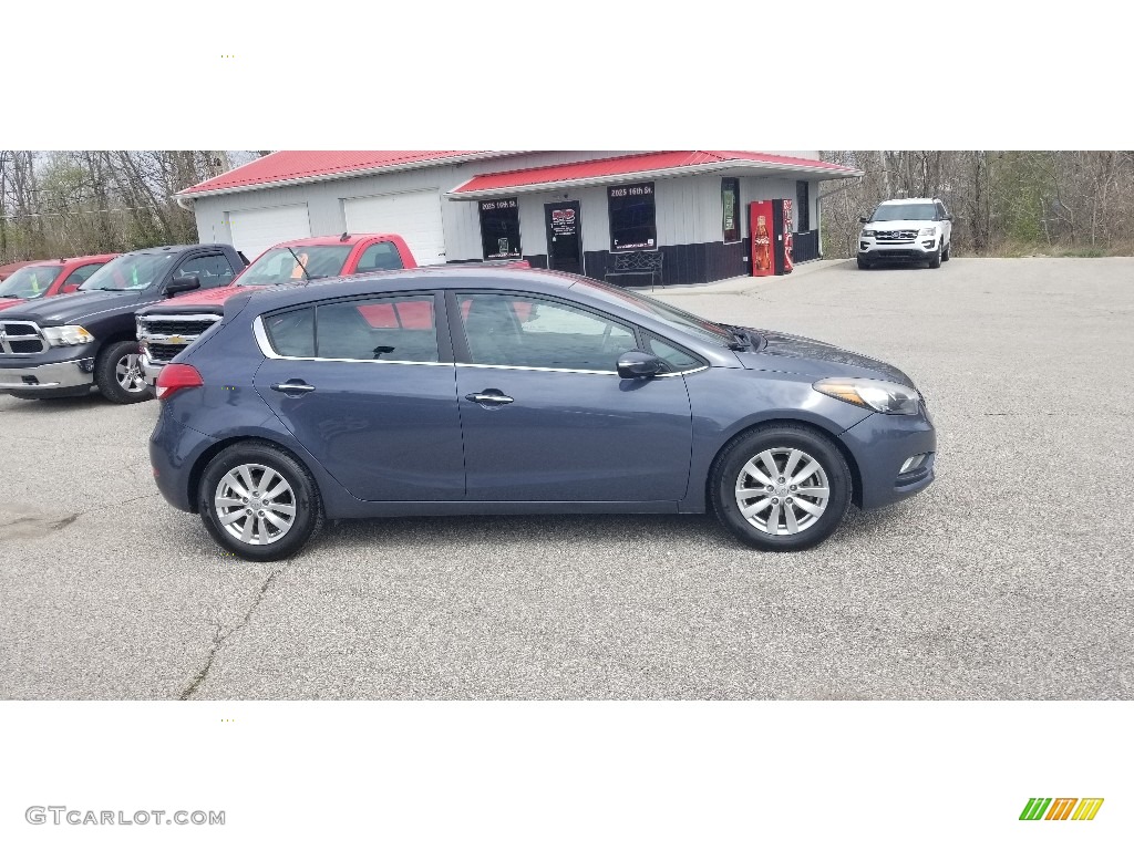 Steel Blue 2014 Kia Forte EX Exterior Photo #144119844