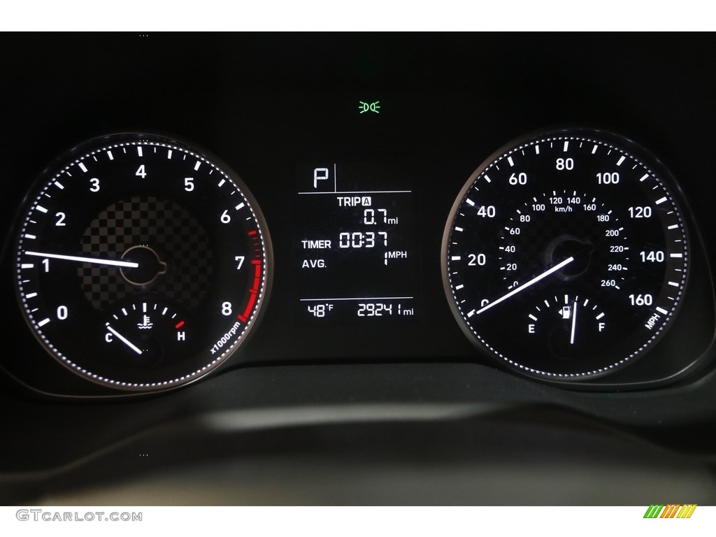 2019 Elantra SE - Quartz White Pearl / Beige photo #8