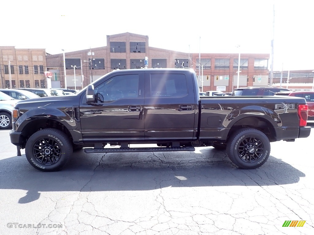 Agate Black 2021 Ford F250 Super Duty Lariat Crew Cab 4x4 Exterior Photo #144120045