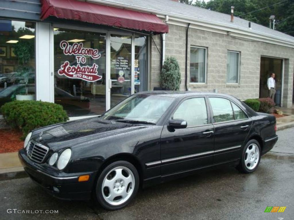 2001 E 430 Sedan - Black / Java photo #1