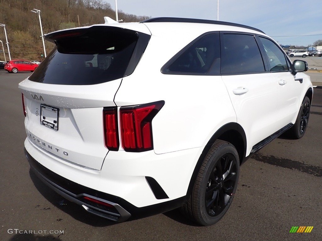 2022 Sorento SX AWD - Glacial White Pearl / Black photo #8