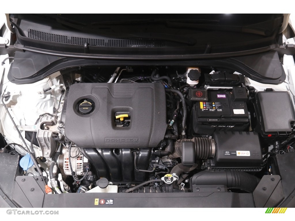 2019 Elantra SE - Quartz White Pearl / Beige photo #19