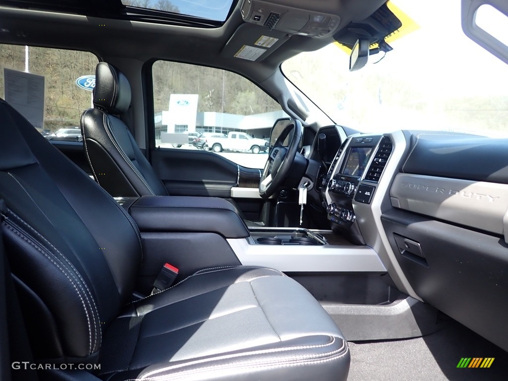 2021 Ford F250 Super Duty Lariat Crew Cab 4x4 Front Seat Photo #144120202