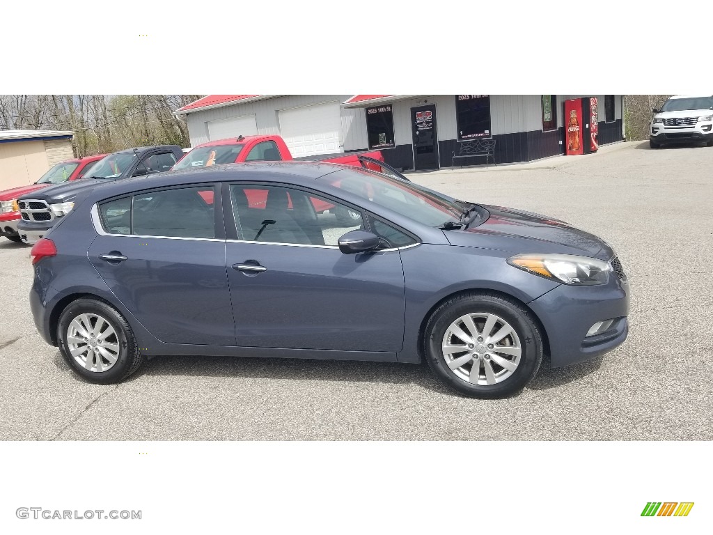 Steel Blue 2014 Kia Forte EX Exterior Photo #144120243