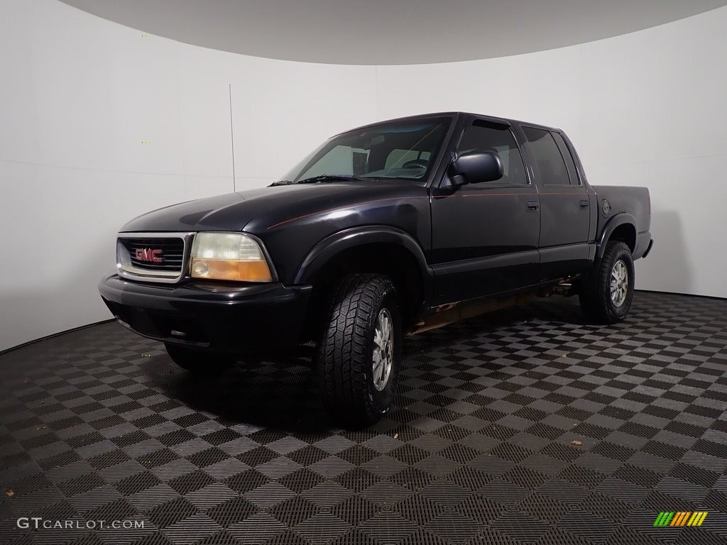 2002 Sonoma SLS Crew Cab 4x4 - Onyx Black / Graphite photo #7
