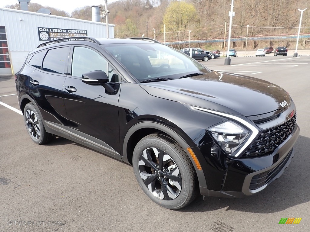 Ebony Black 2023 Kia Sportage X-Line AWD Exterior Photo #144120462