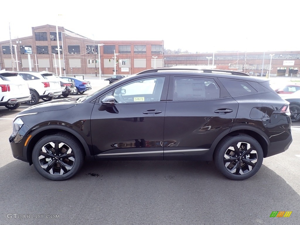 Ebony Black 2023 Kia Sportage X-Line AWD Exterior Photo #144120546