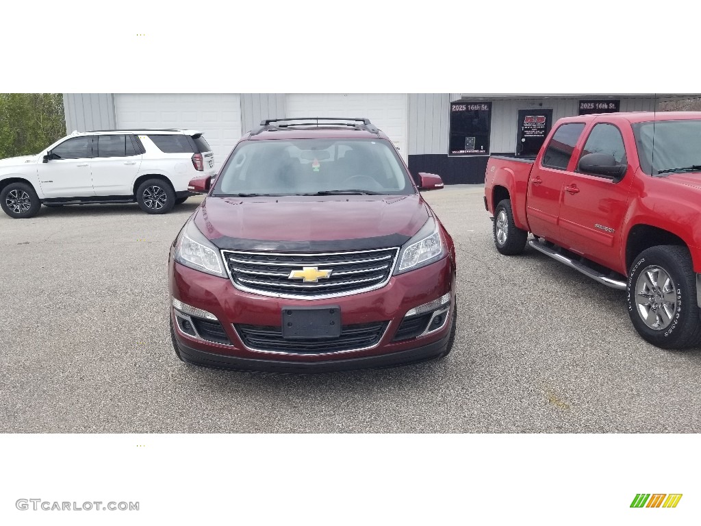 2015 Traverse LT AWD - Siren Red Tintcoat / Ebony photo #3