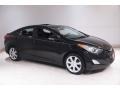 2012 Black Noir Pearl Hyundai Elantra Limited #144118928