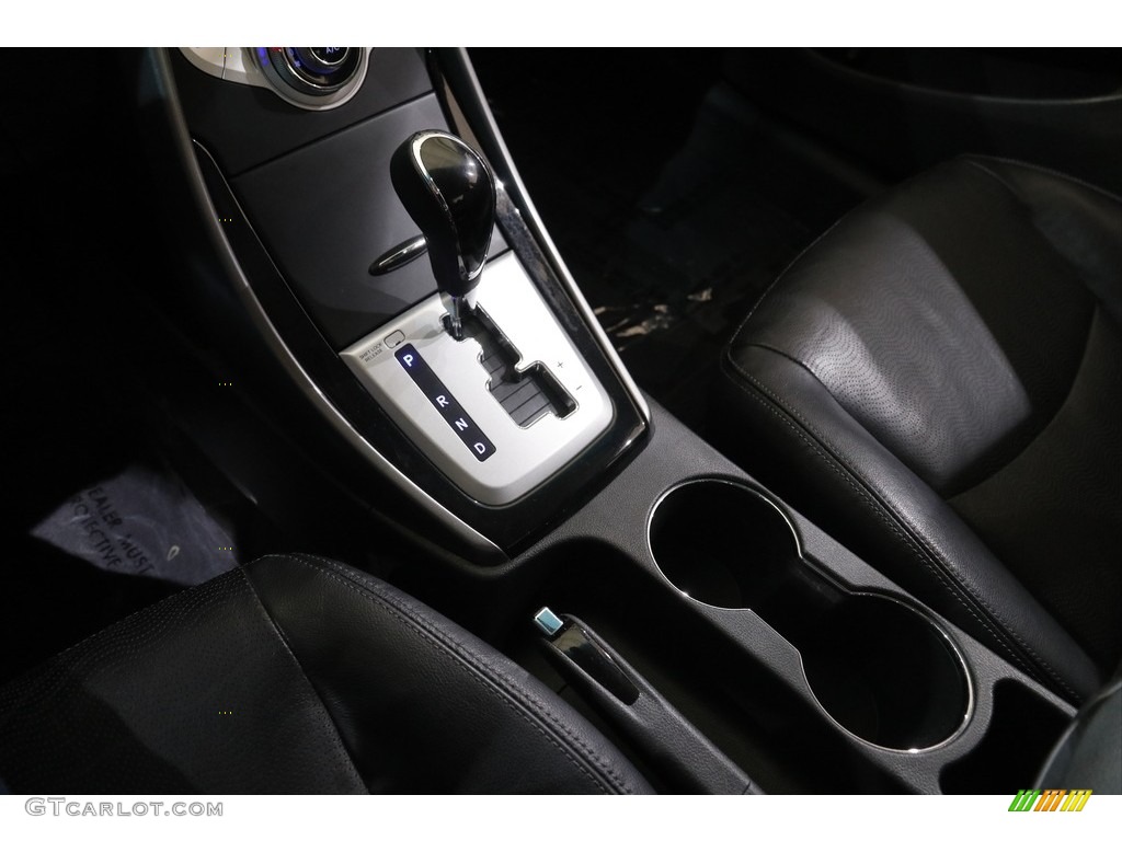 2012 Elantra Limited - Black Noir Pearl / Black photo #12