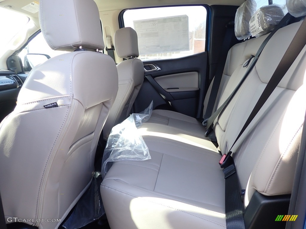 2022 Ford Ranger Lariat SuperCrew 4x4 Rear Seat Photo #144122118