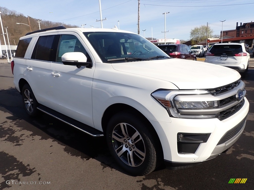 Star White Metallic Tri-Coat 2022 Ford Expedition XLT 4x4 Exterior Photo #144122331