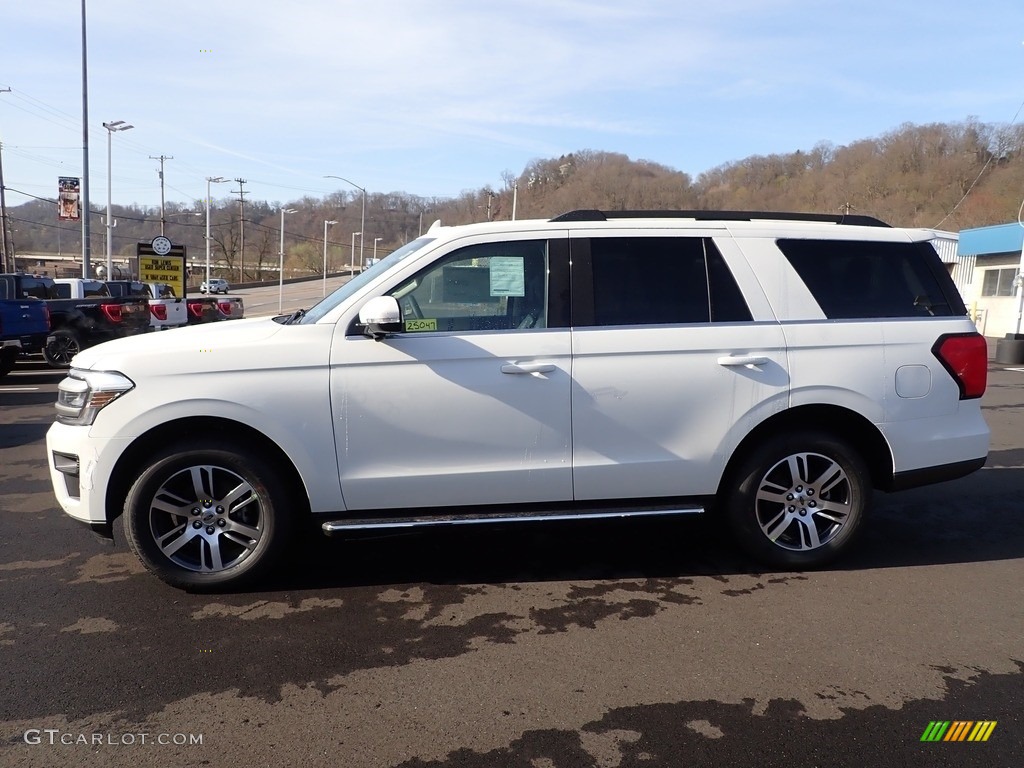 Star White Metallic Tri-Coat 2022 Ford Expedition XLT 4x4 Exterior Photo #144122391