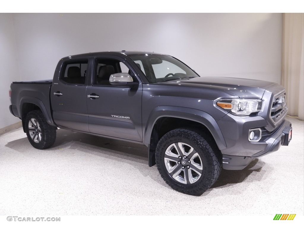 2017 Tacoma Limited Double Cab 4x4 - Magnetic Gray Metallic / Limited Hickory photo #1