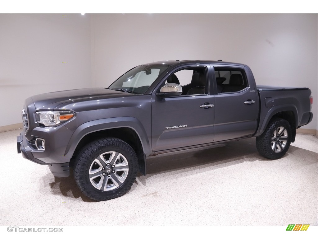 Magnetic Gray Metallic 2017 Toyota Tacoma Limited Double Cab 4x4 Exterior Photo #144122436