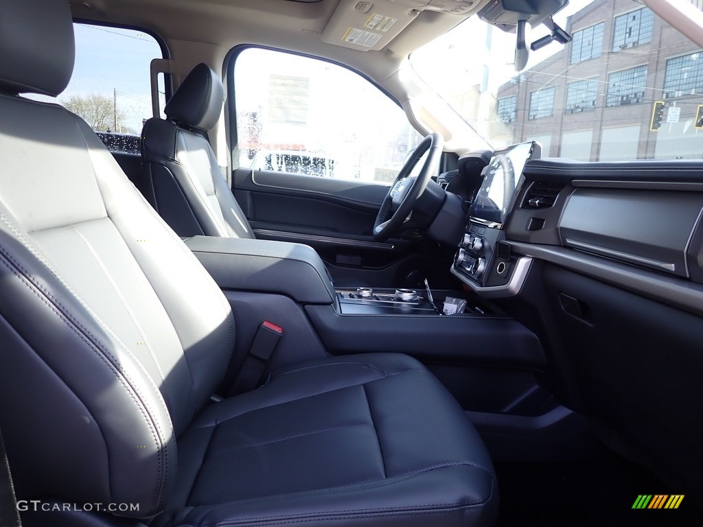 Black Onyx Interior 2022 Ford Expedition XLT 4x4 Photo #144122496