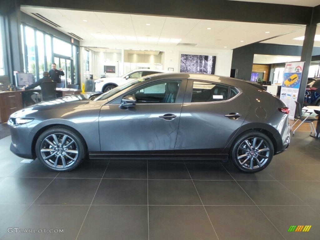 2022 Mazda3 Preferred Hatchback - Machine Gray Metallic / Black photo #6