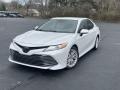 Super White 2019 Toyota Camry XLE