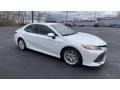 2019 Super White Toyota Camry XLE  photo #2