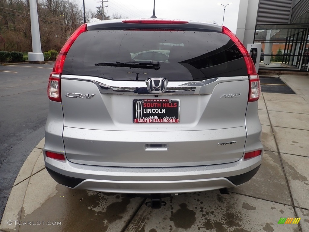 2015 CR-V Touring - Alabaster Silver Metallic / Black photo #4