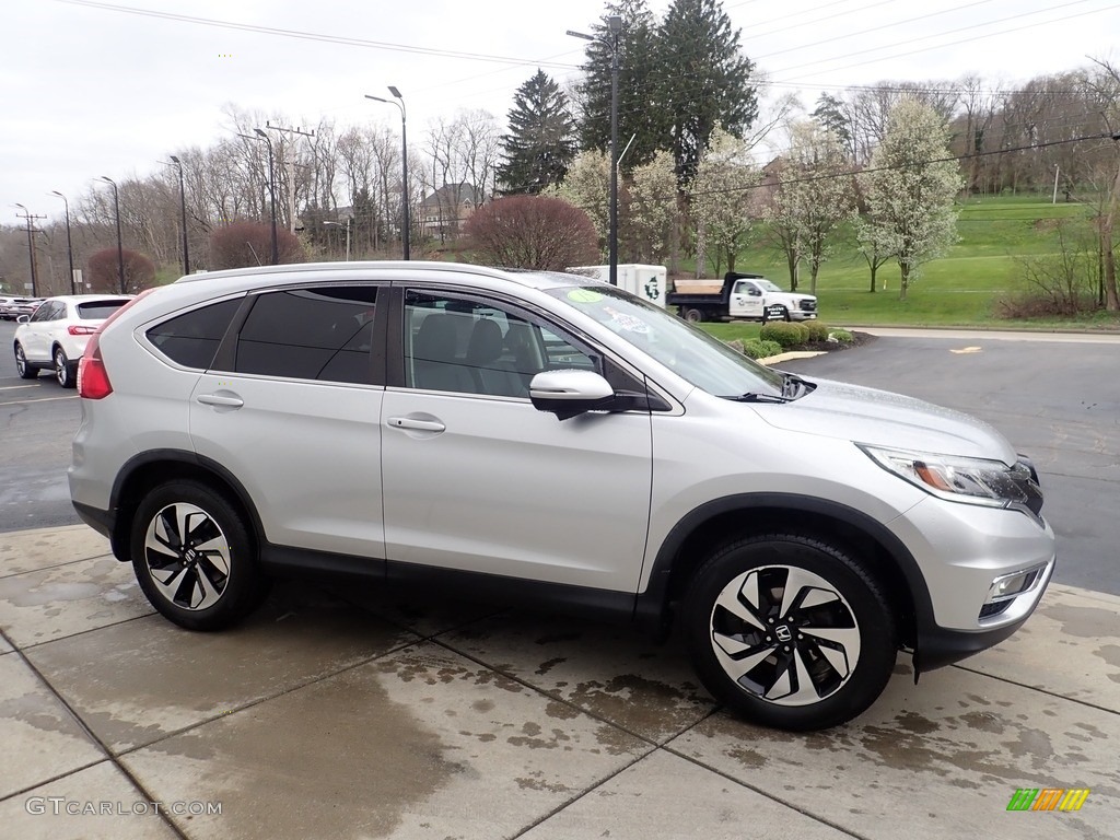 2015 CR-V Touring - Alabaster Silver Metallic / Black photo #7