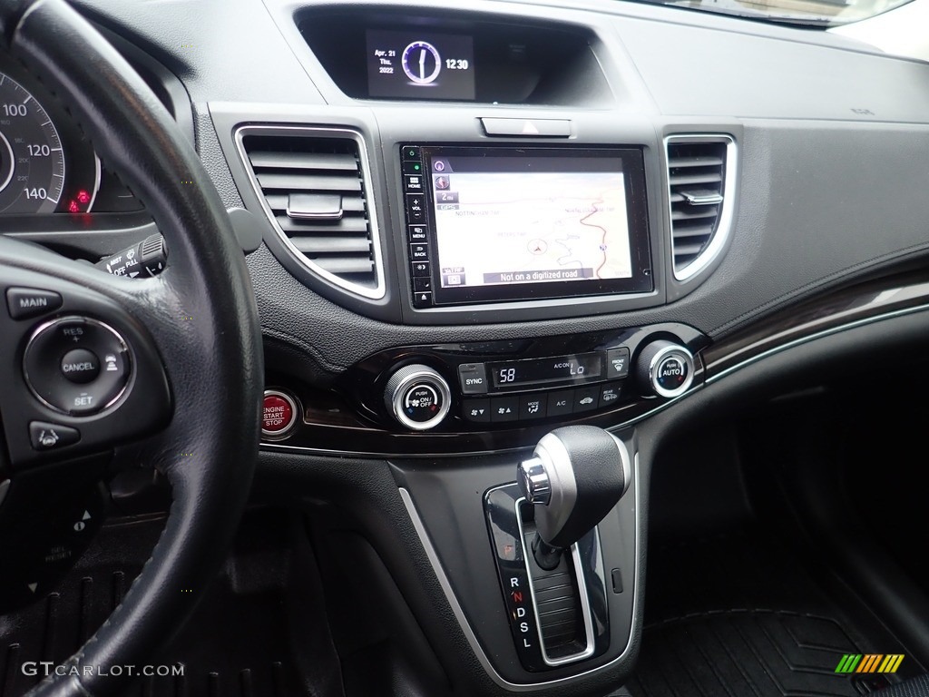 2015 CR-V Touring - Alabaster Silver Metallic / Black photo #22
