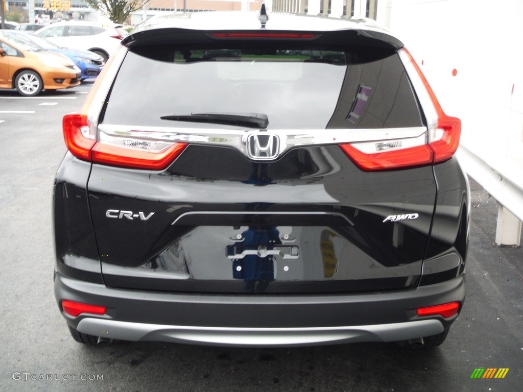 2019 CR-V EX-L AWD - Crystal Black Pearl / Black photo #8