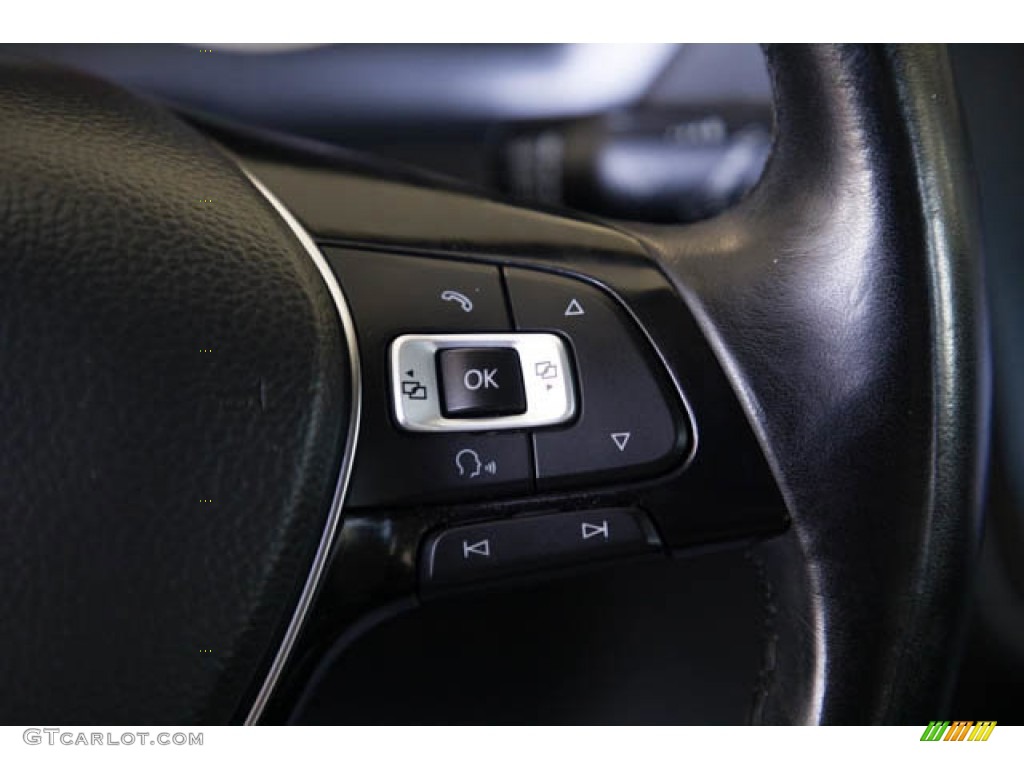 2018 Tiguan SE - Silk Blue Metallic / Storm Gray photo #15