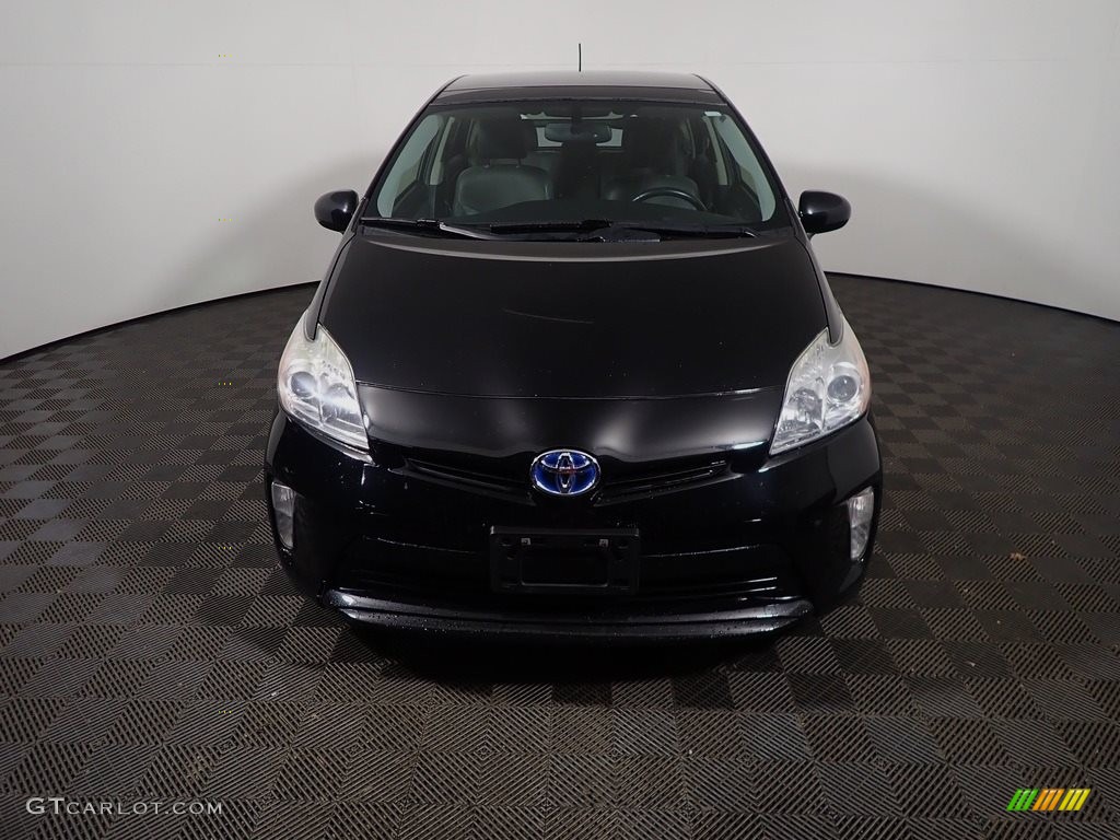 2013 Prius Four Hybrid - Black / Dark Gray photo #6