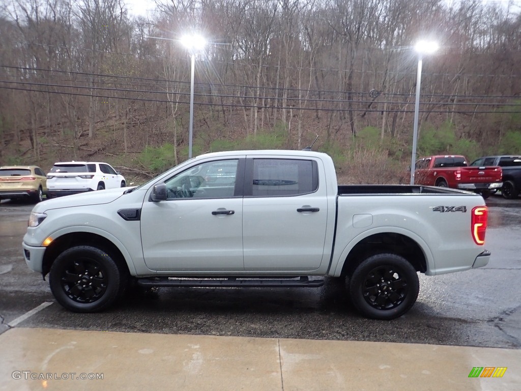 2021 Ranger XLT SuperCrew 4x4 - Cactus Gray Metallic / Ebony photo #5