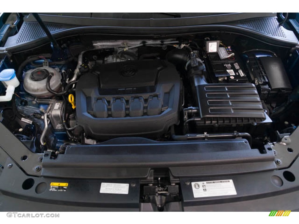 2018 Tiguan SE - Silk Blue Metallic / Storm Gray photo #34