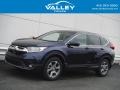 2018 Obsidian Blue Pearl Honda CR-V EX-L AWD  photo #1