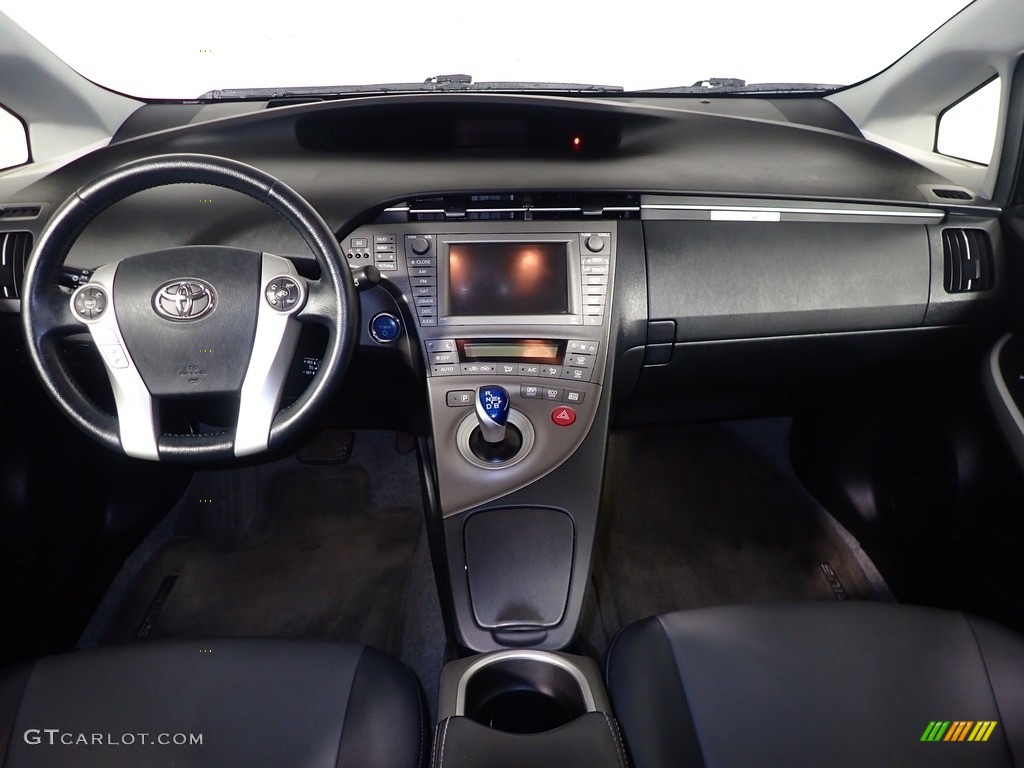 2013 Prius Four Hybrid - Black / Dark Gray photo #26