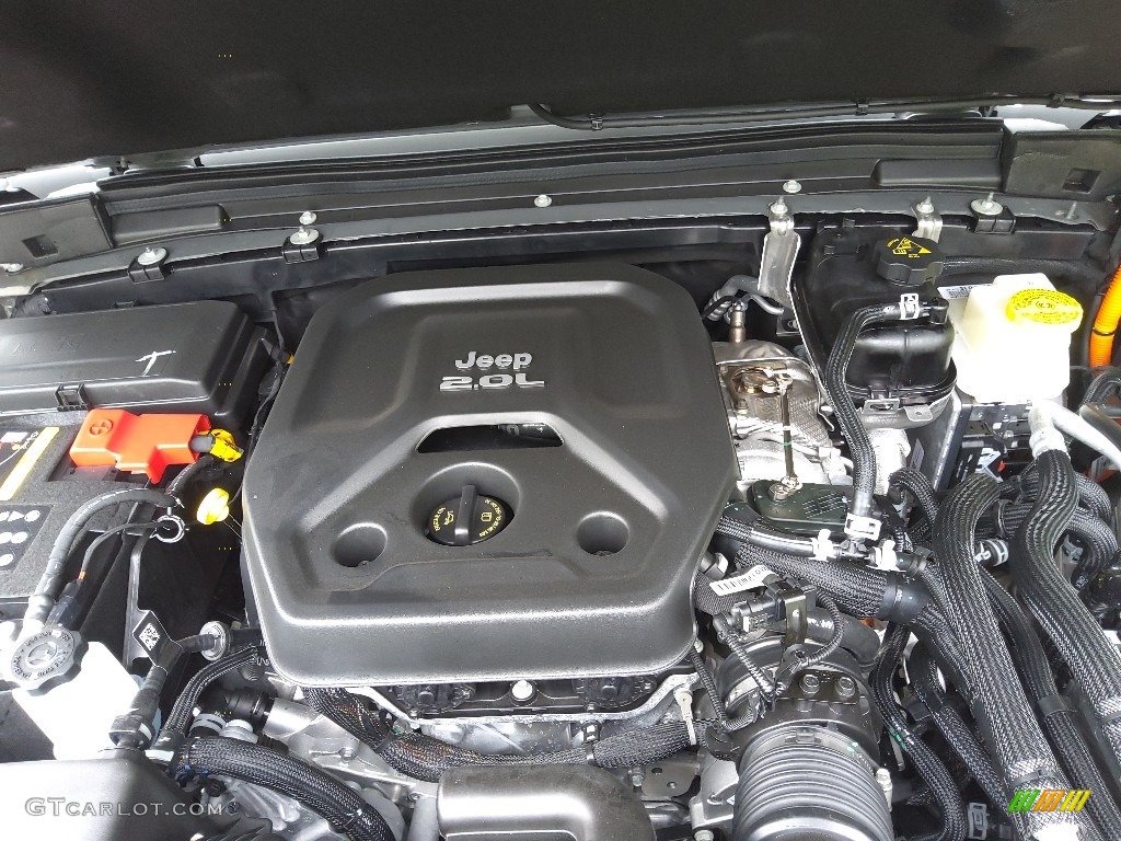 2022 Jeep Wrangler Unlimited Rubicon 4XE Hybrid 2.0 Liter Turbocharged DOHC 16-Valve VVT 4 Cylinder Gasoline/Electric Hybrid Engine Photo #144128459