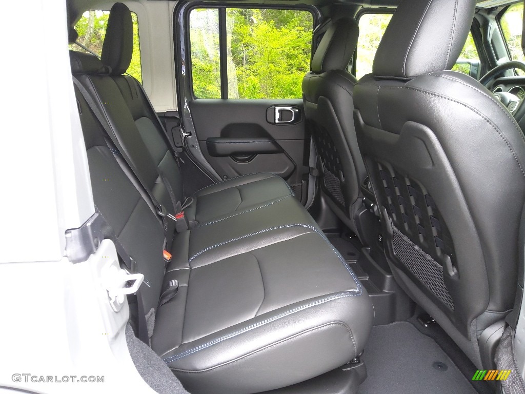 Black Interior 2022 Jeep Wrangler Unlimited Rubicon 4XE Hybrid Photo #144128654