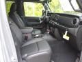 Black 2022 Jeep Wrangler Unlimited Rubicon 4XE Hybrid Interior Color
