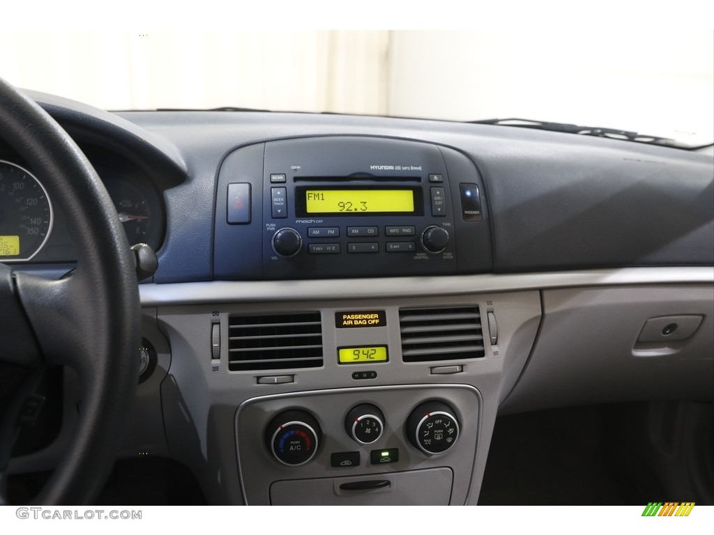 2007 Sonata GLS - Powder White Pearl / Gray photo #9