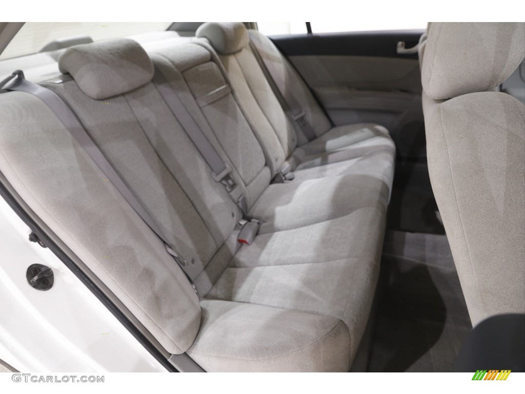 2007 Sonata GLS - Powder White Pearl / Gray photo #16